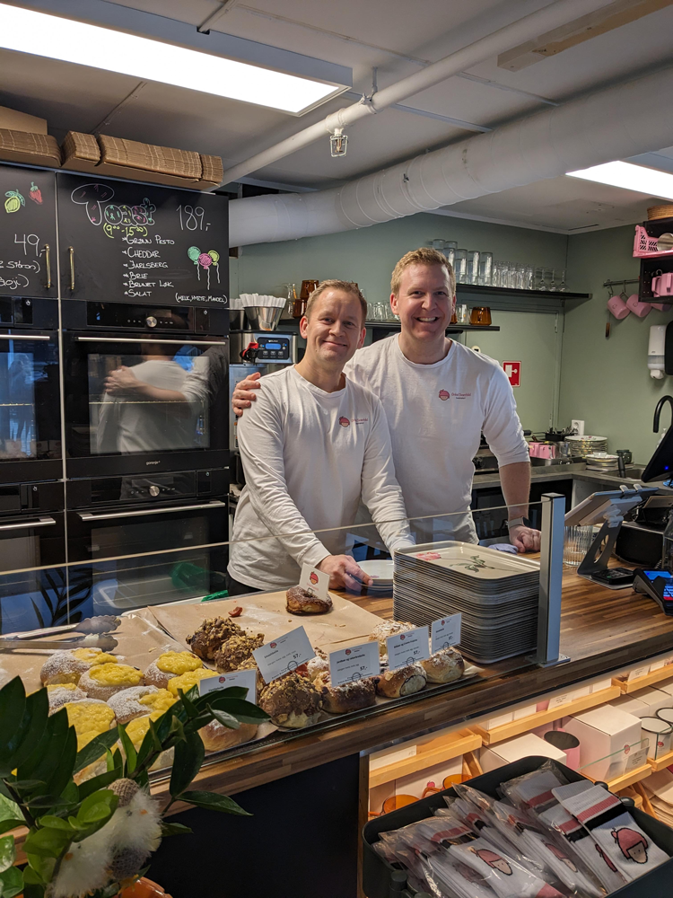 おいしいボッレとスヴェレを提供する『オンケル・スヴァンヒルド（Onkel Svanhild）』