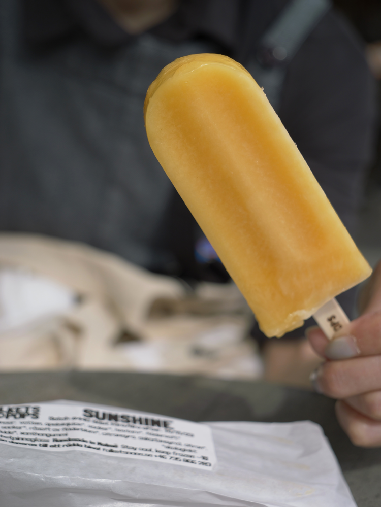 スウェーデンのアイスキャンディー「サンシャイン」