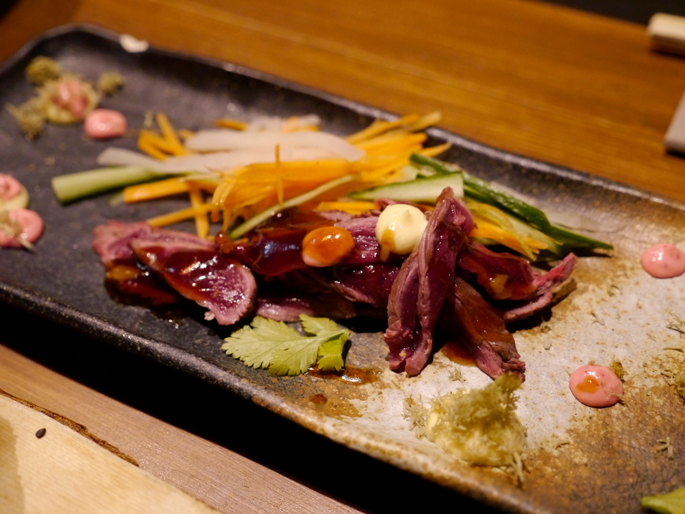 北欧ならではのジビエ「トナカイのたたき」