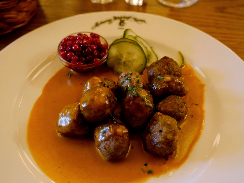 スウェーデンで食べたミートボール